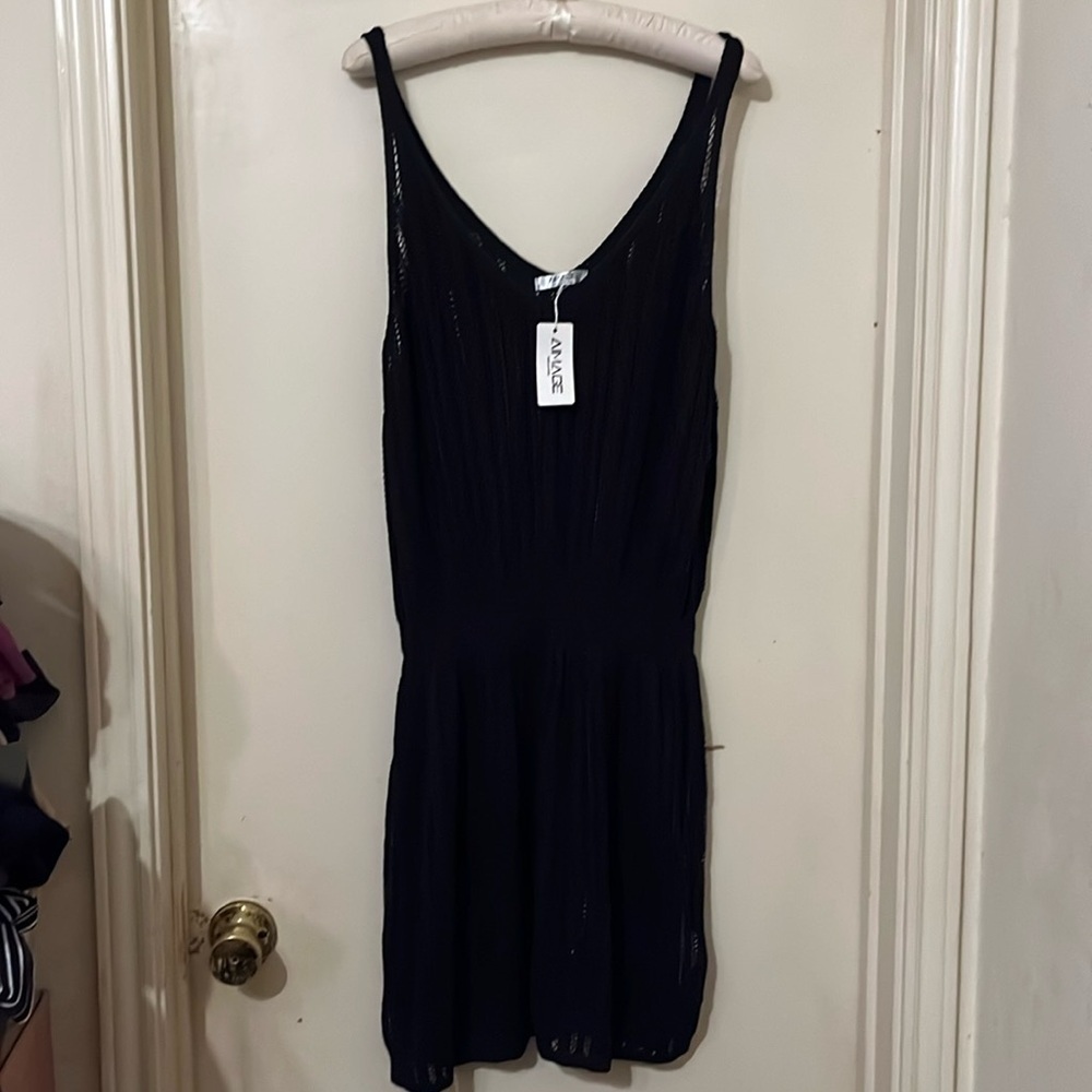 Black Crochet Sleeveless beach coverup
XXL - Picture 3 of 6